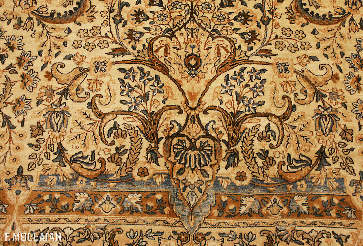 Antique Persian Kerman Carpet n°:55753202